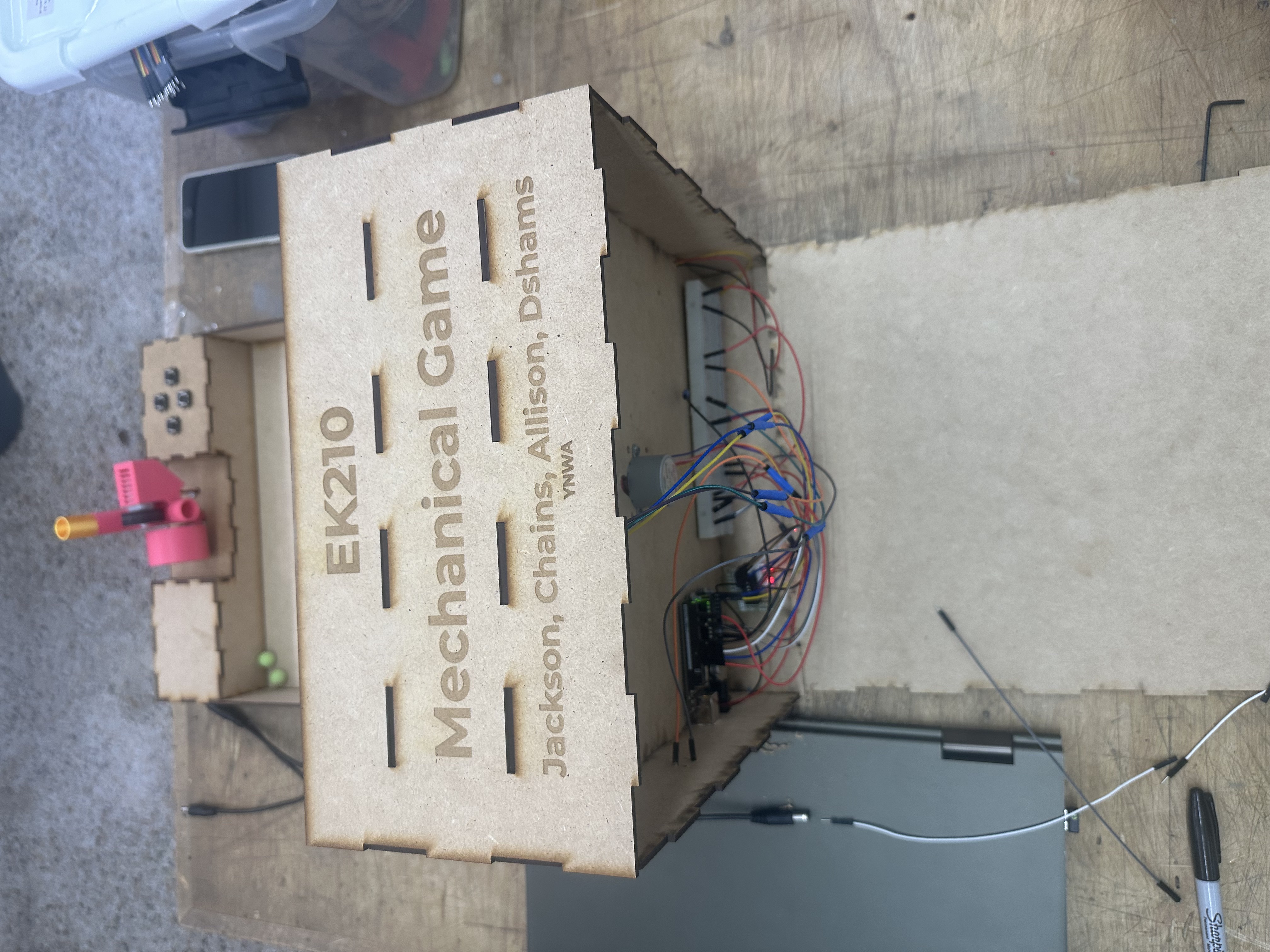 Mechanical ball shooter mechanism